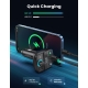 Modulator bluetooth auto FM, Ugreen 80910, 2x USB, Type-C, MicroSD, negru...