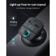 Modulator bluetooth auto FM, Ugreen 80910, 2x USB, Type-C, MicroSD, negru...
