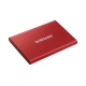 SSD extern Samsung T7 portabil, 500GB, USB 3.2, Metallic Red 54635