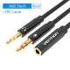 Cablu audio Vention BBTBY, 2 x Jack 3.5mm (T) la Jack 3.5mm (M), 0.3m,...