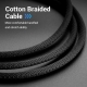 Cablu audio Vention BBTBY, 2 x Jack 3.5mm (T) la Jack 3.5mm (M), 0.3m,...