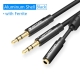 Cablu audio Vention BBTBY, 2 x Jack 3.5mm (T) la Jack 3.5mm (M), 0.3m,...