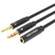 Cablu audio Vention BBTBY, 2 x Jack 3.5mm (T) la Jack 3.5mm (M), 0.3m,...
