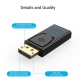 Adaptor video Vention HBPB0, DisplayPort(T) la HDMI(M), , rezolutie maxima 4K...