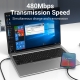 Cablu USB Vention COSBG, USB Type-C (T)  la USB Type-C (T), 1.5m rata...