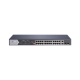 Switch cu 24 porturi Gigabit Hikvision DS-3E0528HP-E, 2 porturi fibra optica,...